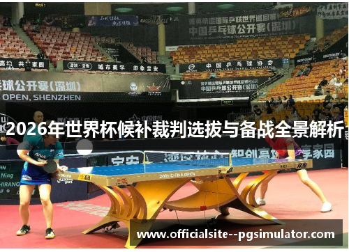 2026年世界杯候补裁判选拔与备战全景解析